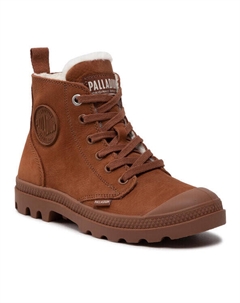 Ботильоны на шнуровке, коричневый Palladium