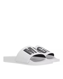 Сандалии slides, белый Msgm