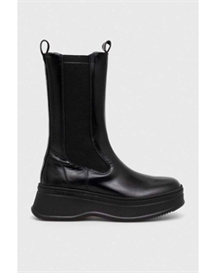 Кожаные ботинки челси PITCHED CHELSEA BOOT, черный Calvin klein