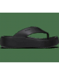 Шлепанцы на платформе Getaway женские, цвет Black Crocs