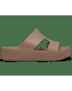 Шлепанцы на платформе женские, цвет Latte Crocs