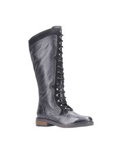 Длинные ботинки из кожи и замши 'Rudy', черный Hush puppies