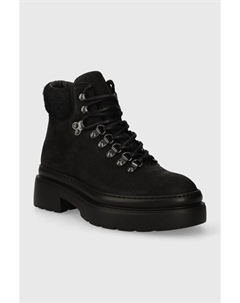 Замшевые ботильоны, черный Copenhagen