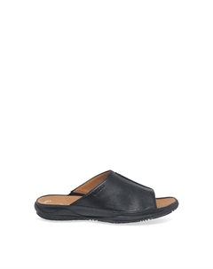 Кожаные повседневные шлепанцы широкого кроя 'Idol', черный Gabor