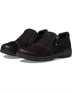 Лоферы Carleigh Ray, цвет Black Nubuck Clarks