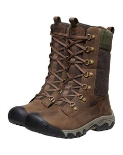 Ботинки Greta Tall WP женские, цвет Dark Earth/Green Plaid Keen