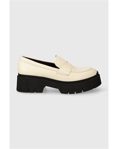 Кожаные мокасины Kris, бежевый Hugo