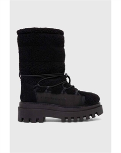 Зимние ботинки FLATFORM SNOW BOOT SHERPA WN Jeans, черный Calvin klein