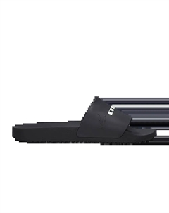 Шлепанцы DRKSHDW Slide, черный Rick owens