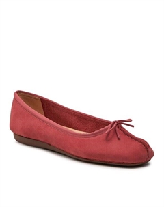 Балетки, розовый Clarks