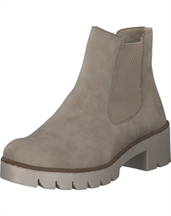 Ботинки женские Chelsea комбинированные, бежевый Rieker