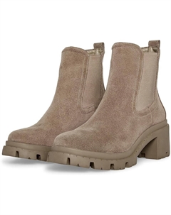 Ботинки женские Zoltin на каблуке, бежевый Steve madden