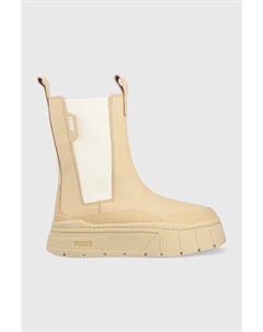 Кожаные ботинки челси Mayze Stack, бежевый Puma