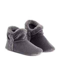 Тапочки-сапожки, серый Dunlop