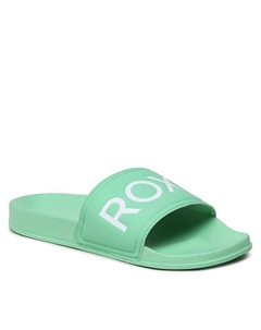 Шлепанцы, зеленый Roxy
