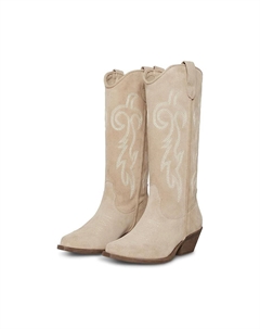 Ботинки женские Windie высокие кожаные, бежевый Steve madden