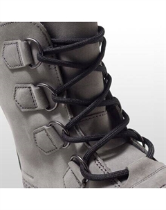 Ботинки женские Caribou зимние с мехом, серый Sorel