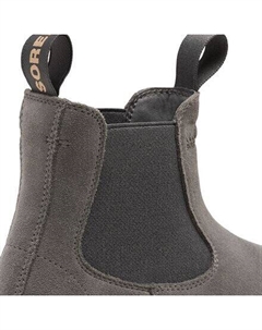 Ботинки женские Hi-Line замшевые челси, серый Sorel