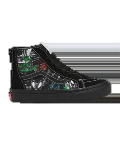 Ботинки Disney x Sk8-Hi Zip Kids, мультиколор Vans