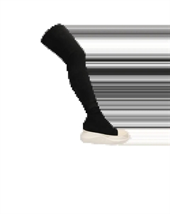 Ботинки Wmns DRKSHDW Strobe Cotton Denim Abstract Stockings, черный Rick owens