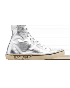 Ботинки Malibu Mid, серебро Saint laurent