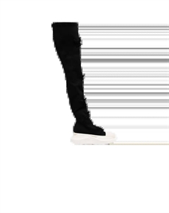 Ботинки Wmns DRKSHDW Strobe Slashed Abstract Stockings, черный Rick owens