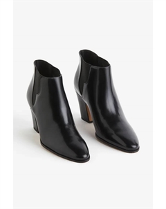 Сапоги на каблуке, черный H&m