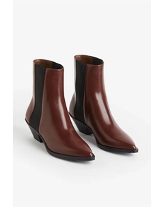 Ботинки челси на каблуке, коричневый H&m