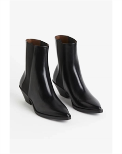 Ботинки челси на каблуке, черный H&m