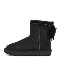 Угги Classic Dudble Bow Mini Snow Boots Black Women's Ugg