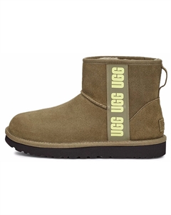 Угги Mini Side Logo 'Olive Green' Women's Ugg