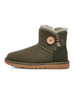 Угги женские Mini Bailey Button II, зеленый Ugg