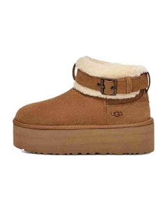 Ботинки зимние женские Classic Ultra Mini, темно-бордовый Ugg