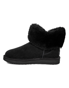 Угги женские Cinched Fur Mini, черный Ugg