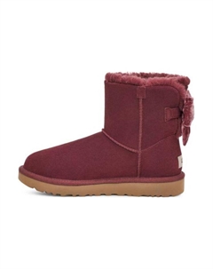 Угги женские Mini Bailey Bow, бордовый Ugg