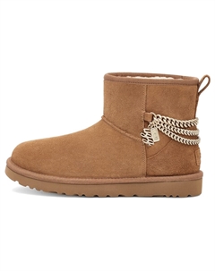Угги женские Classic Mini Chains, коричневый Ugg