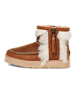 Угги женские W Fluff Punk Boot, коричневый Ugg
