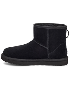 Угги Mini Side Logo 'Black' Women's Ugg