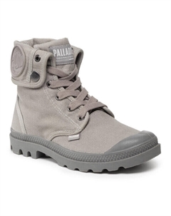 Ботильоны на шнуровке, серый Palladium