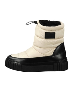 Женские зимние ботинки Leder Winterstiefel Snowmont стеганые на кулиске, белый Gant