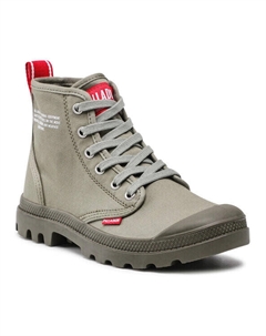 Ботильоны на шнуровке, зеленый Palladium