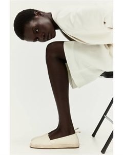 Эспадрильи из парусины, бежевый H&m