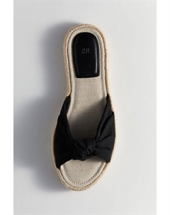 Эспадрильи-Мюли с закрученной деталью, черный H&m