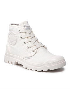 Ботильоны на шнуровке, белый Palladium