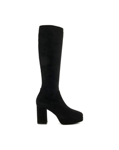 Сапоги до колена «Дерзкие», черный Dune london