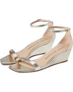 Туфли Nudistcurve 50 Wedge, цвет Light Gold Stuart weitzman
