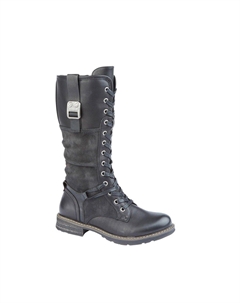 Сапоги до колена Gabriela, черный Cipriata