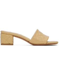 Бежевые сабо Amy Bottega veneta