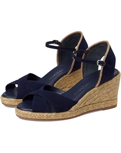 Туфли Mirela II Espadrille Wedge, цвет Nice Blue/Natural Stuart weitzman