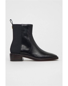 Кожаные ботинки челси, черный Tory burch